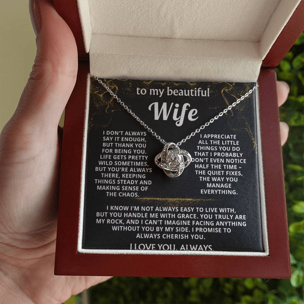 To My Wife, Thank you for being my rock.