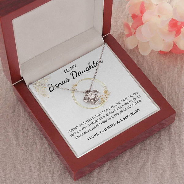 Bonus Daughter Present , Daughter in Law Gift, Bonus Daughter Jewelry , Heart Shape ,Gift
