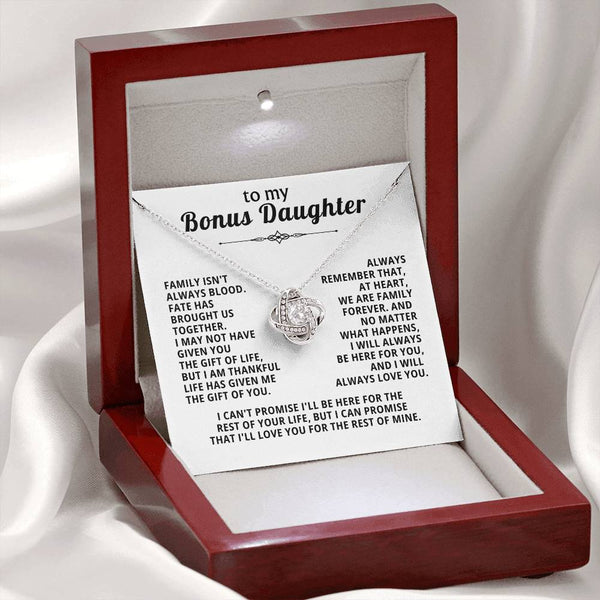 To My Bonus Daughter, FATE HAS BROUGHT US TOGETHER ( Love Knot )