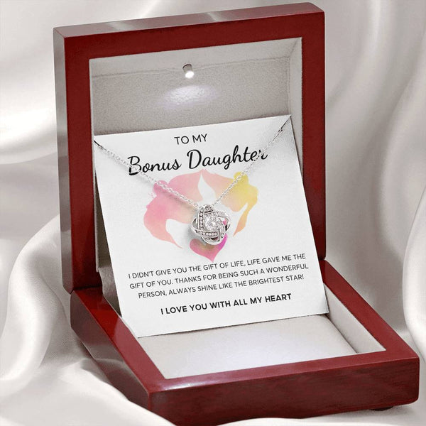 Bonus Daughter Gift, Daughter in Law Gift, Birthday Gift Daugther in Law, Top Gift for Girls , Love Knot