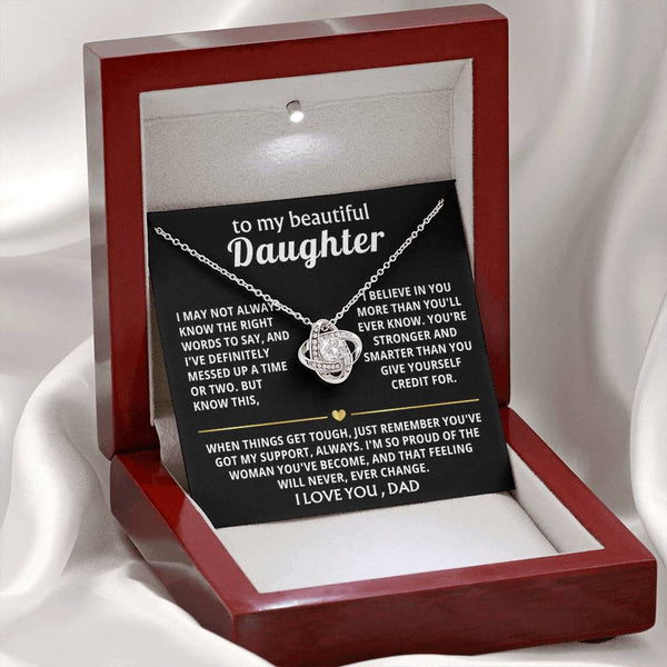 To My Beautiful Daughter, I'm so proud of the woman you've become. — [Lux] - Love Knot