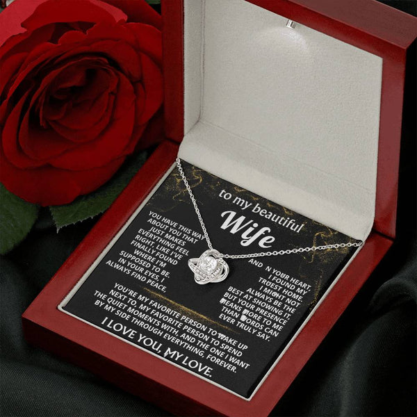 To My Wife, You are my forever home.