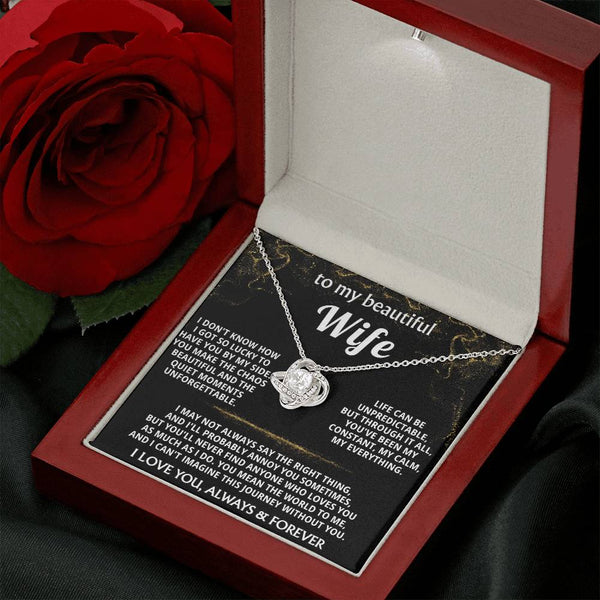 To My Wife, You are my constant, my calm, my everything.