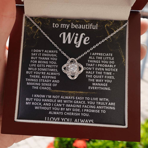 To My Wife, Thank you for being my rock.