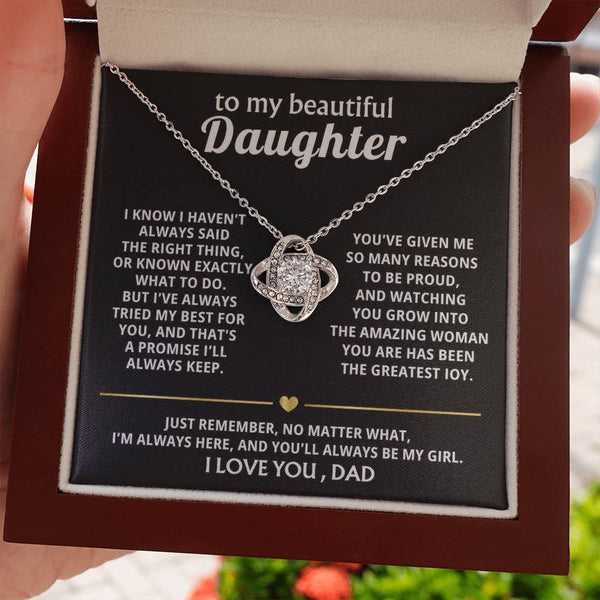To My Beautiful Daughter, I'm always here for you, my girl. — [Lux] - Love Knot