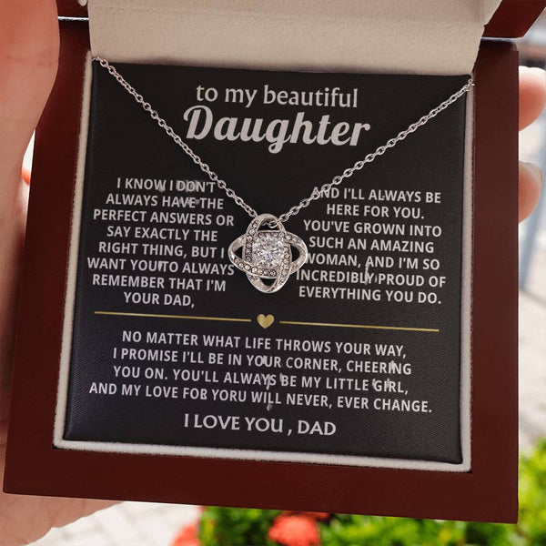 To My Beautiful Daughter, I'm always here for you, my amazing girl.