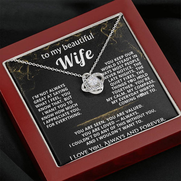 To My Wife, You're my everyday worth coming home to.