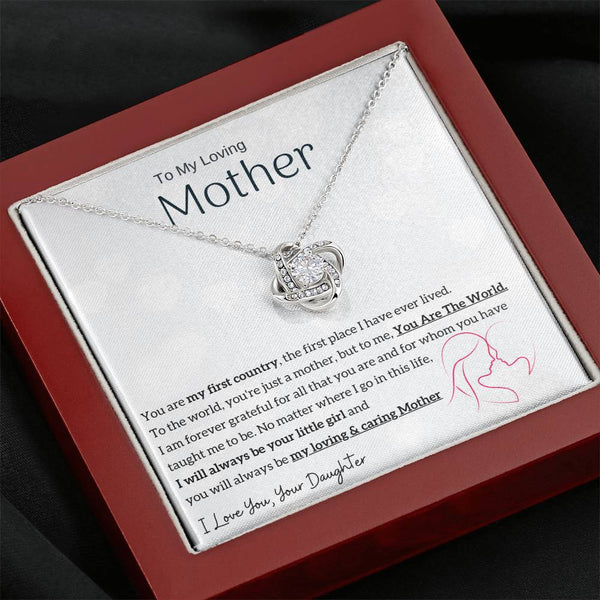 To My Loving Mother - You are my sunshine, I will always be your little girl (Almost Gone) - Love Knot