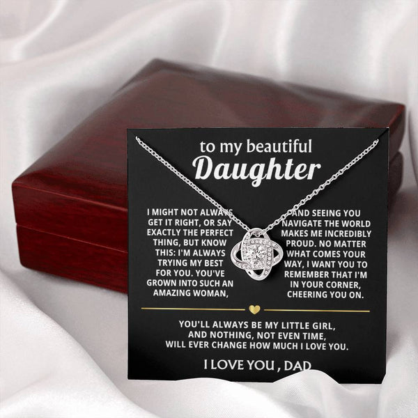 To My Beautiful Daughter, I'm always proud and love you.