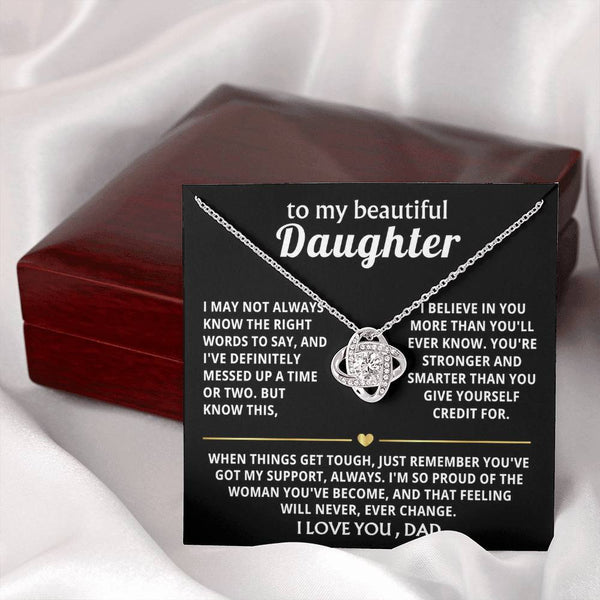 To My Beautiful Daughter, I'm so proud of the woman you've become. — [Lux] - Love Knot