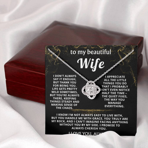 To My Wife, Thank you for being my rock.