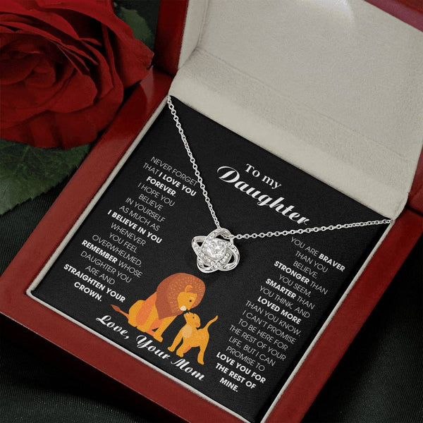 [ Few left only ] To My Daughter From Mom, Never Forget That I Love You Forever (Love knot)