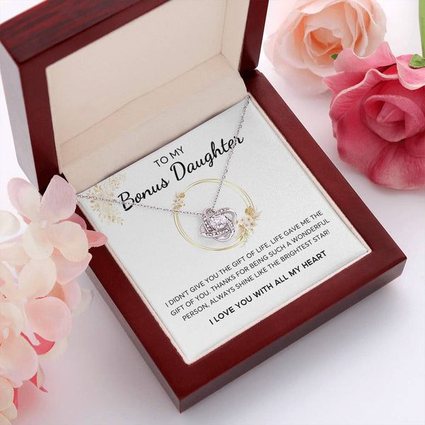 Bonus Daughter Present , Daughter in Law Gift, Bonus Daughter Jewelry , Heart Shape ,Gift