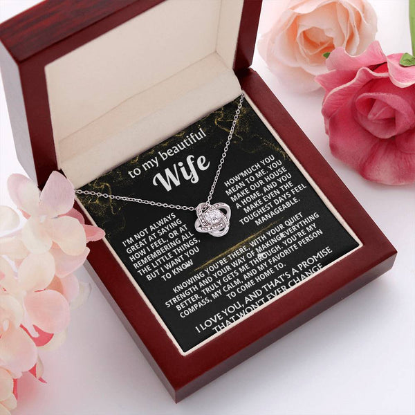 To My Wife, You're my compass, calm, and home.