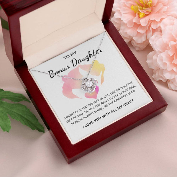 Bonus Daughter Gift, Daughter in Law Gift, Birthday Gift Daugther in Law, Top Gift for Girls , Love Knot