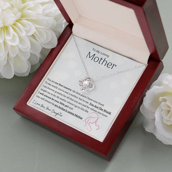 To My Loving Mother - You are my sunshine, I will always be your little girl (Almost Gone) - Love Knot
