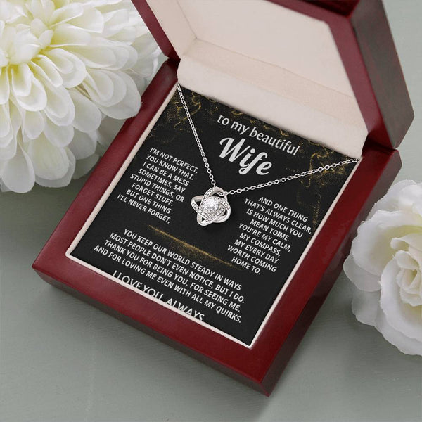 To My Wife, You mean the world to me.