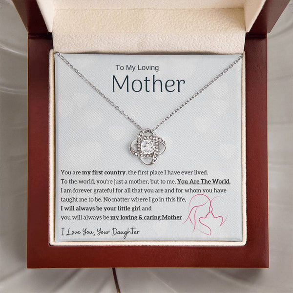 To My Loving Mother - You are my sunshine, I will always be your little girl (Almost Gone) - Love Knot
