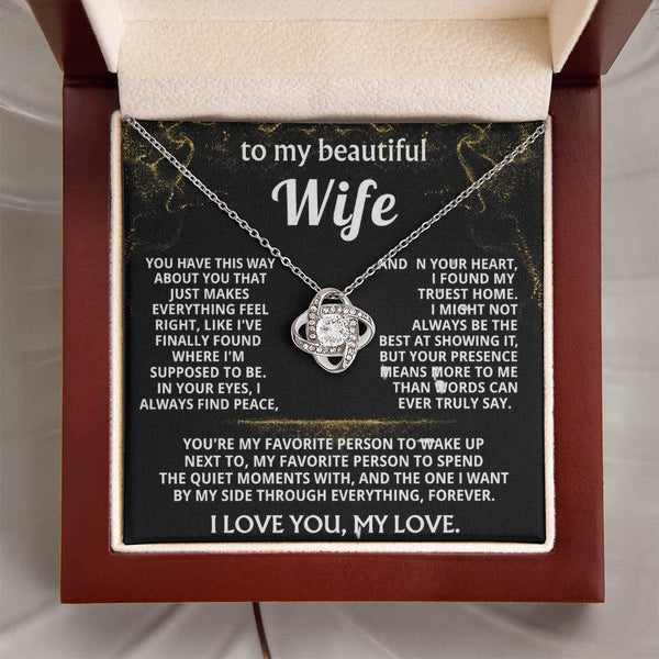 To My Wife, You are my forever home.