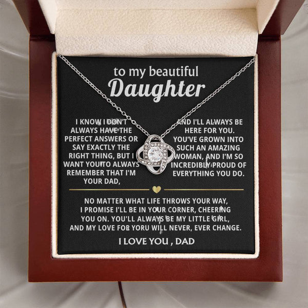 To My Beautiful Daughter, I'm always here for you, my amazing girl.