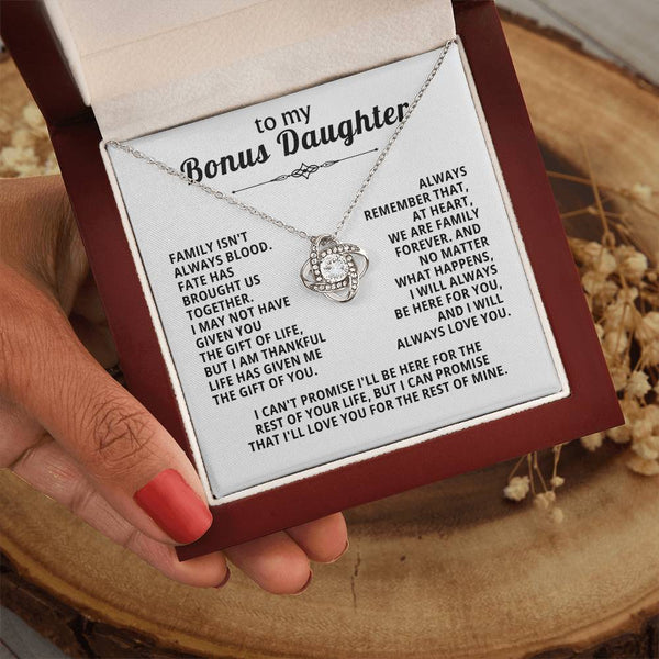 To My Bonus Daughter, FATE HAS BROUGHT US TOGETHER ( Love Knot )