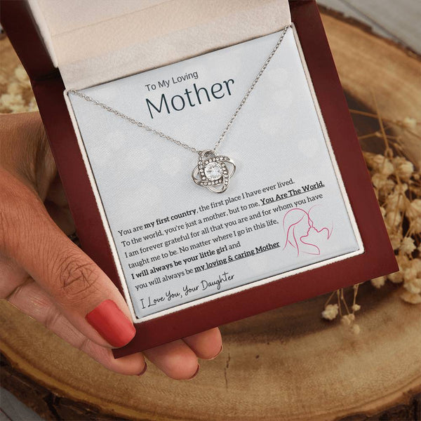To My Loving Mother - You are my sunshine, I will always be your little girl (Almost Gone) - Love Knot