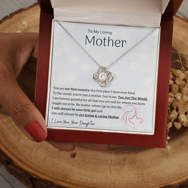 To My Loving Mother - You are my sunshine, I will always be your little girl (Almost Gone) - Love Knot