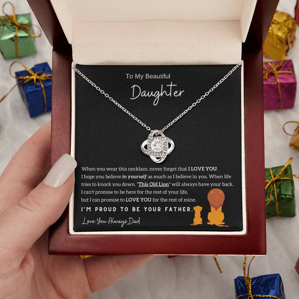 (Almost Sold Out) To My Beautiful Daughter, I'm Proud To Be Your Father - Love Knot
