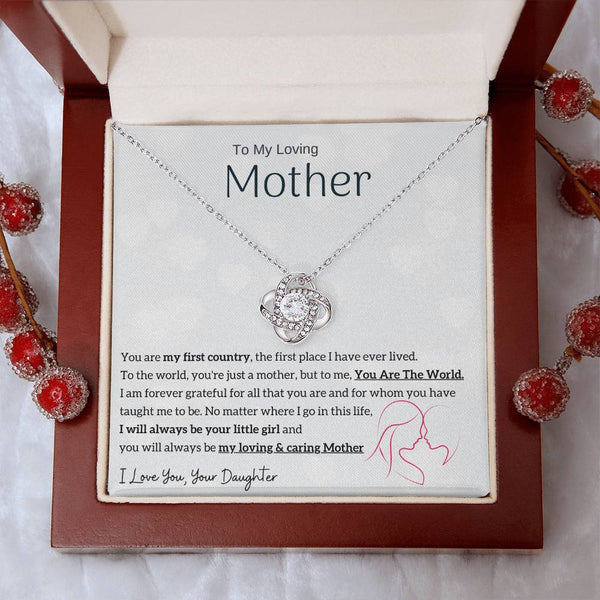 To My Loving Mother - You are my sunshine, I will always be your little girl (Almost Gone) - Love Knot