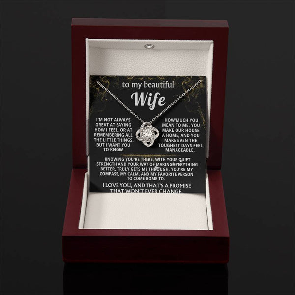 To My Wife, You're my compass, calm, and home.