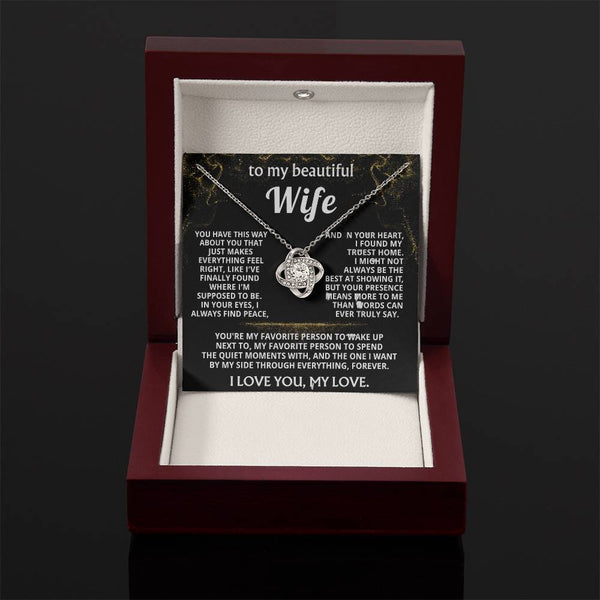 To My Wife, You are my forever home.