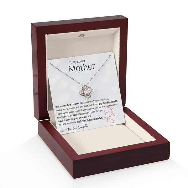 To My Loving Mother - You are my sunshine, I will always be your little girl (Almost Gone) - Love Knot