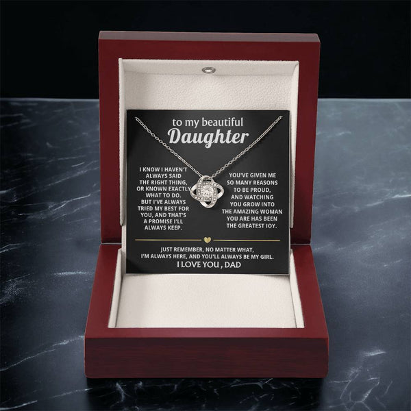 To My Beautiful Daughter, I'm always here for you, my girl. — [Lux] - Love Knot