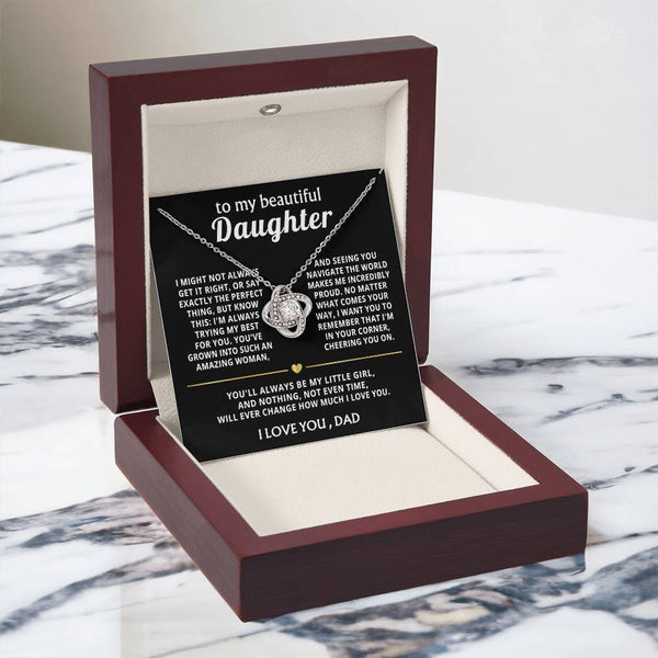 To My Beautiful Daughter, I'm always proud and love you.