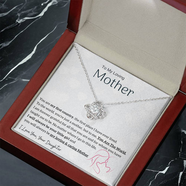 To My Loving Mother - You are my sunshine, I will always be your little girl (Almost Gone) - Love Knot