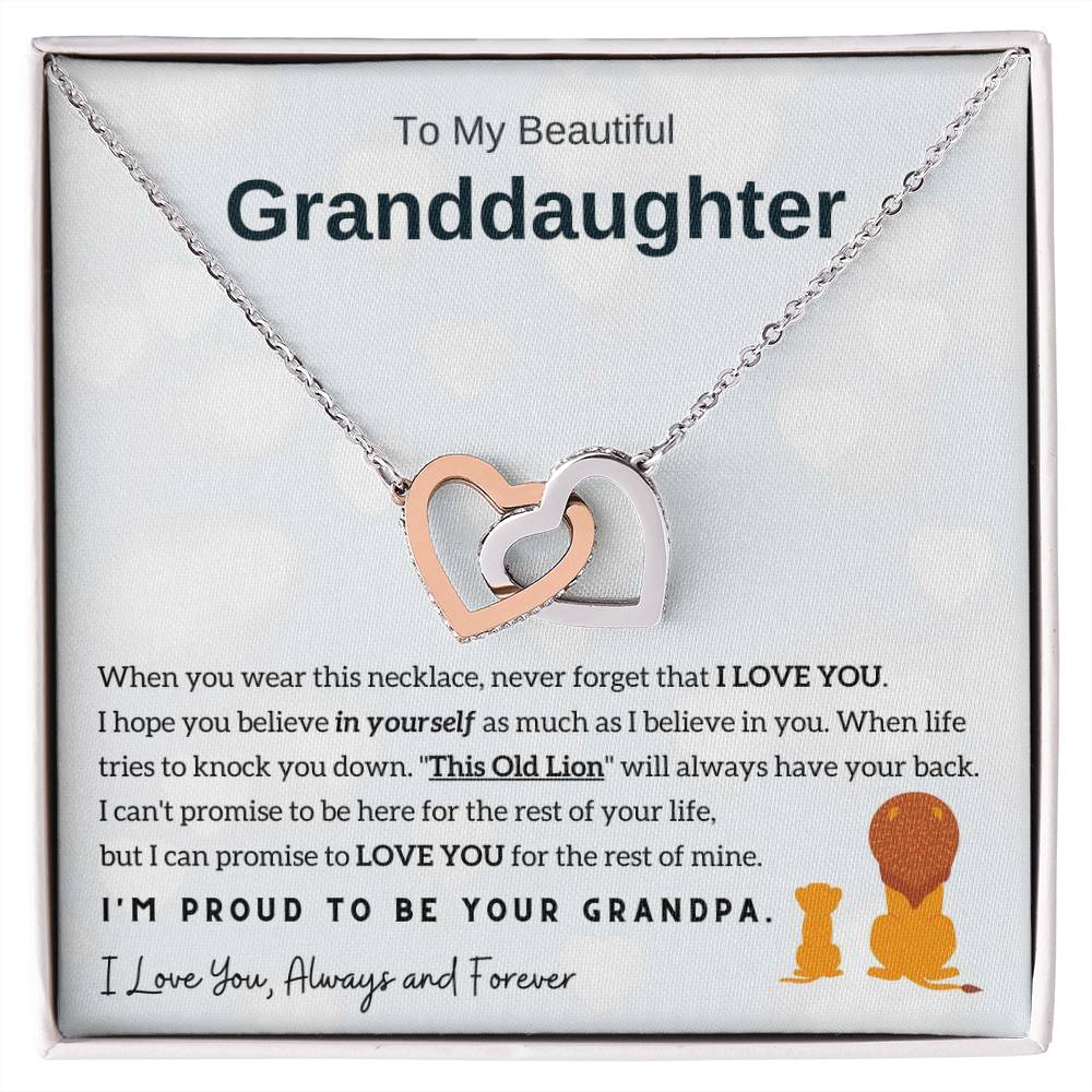 [Few Left Only] To My Granddaughter - I'm Proud To Be Your Grandpa