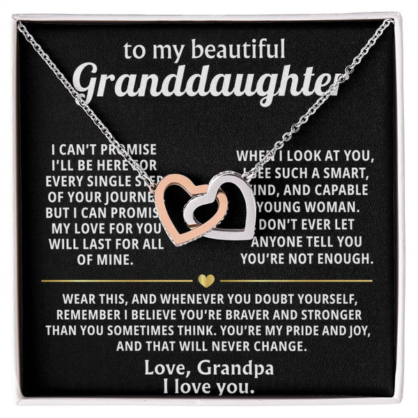 To My Sweet Granddaughter, You are my pride and joy.