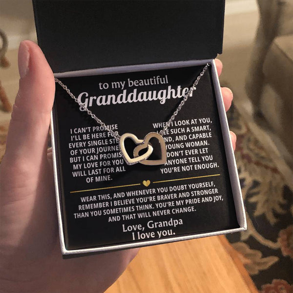 To My Sweet Granddaughter, You are my pride and joy.