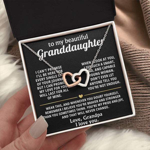 To My Sweet Granddaughter, You are my pride and joy.