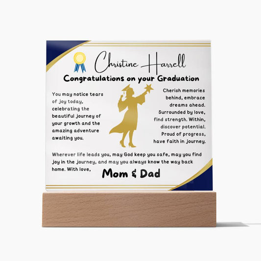 Customizable Graduation Acrylic