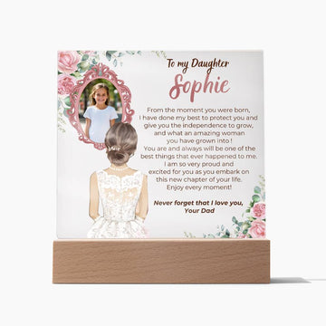 [Almost Sold Out] To my Daughter - What an amazing woman you have grown into [ Acrylic plaque ]