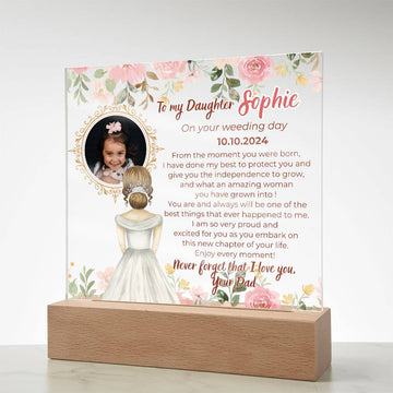 [Almost Sold Out] To my Daughter on your Wedding day - What an amazing woman you have grown into