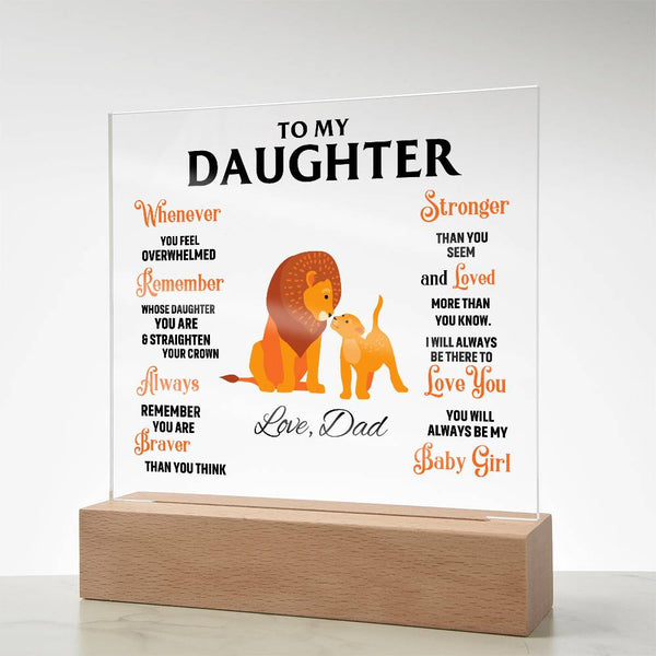 To My Daughter, You Will Always Be My Baby Girl - (Gift for Daughter)