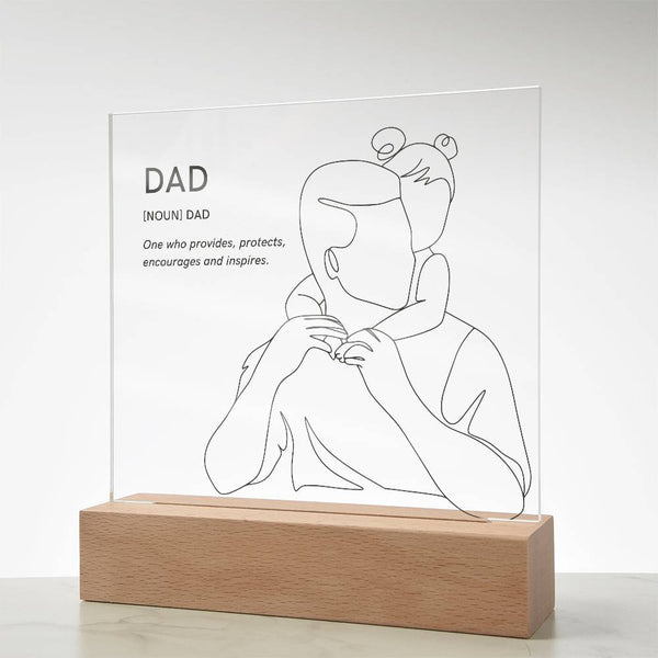 To Dad - Acrylic Plaque