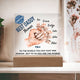 Gift For Dad - Best Dad Verified - Name Personalize Dad & Childs - Acrylic Plaque