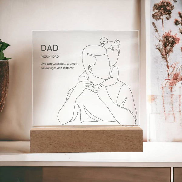 To Dad - Acrylic Plaque
