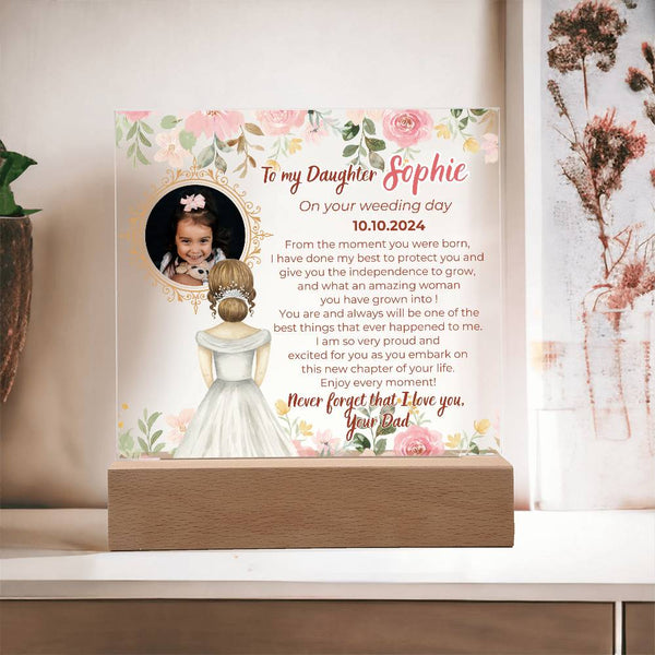 [Almost Sold Out] To my Daughter on your Wedding day - What an amazing woman you have grown into