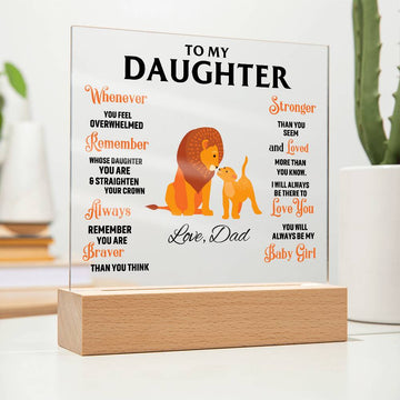 To My Daughter, You Will Always Be My Baby Girl - (Gift for Daughter)