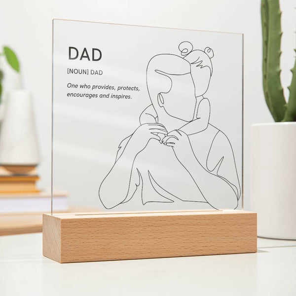To Dad - Acrylic Plaque