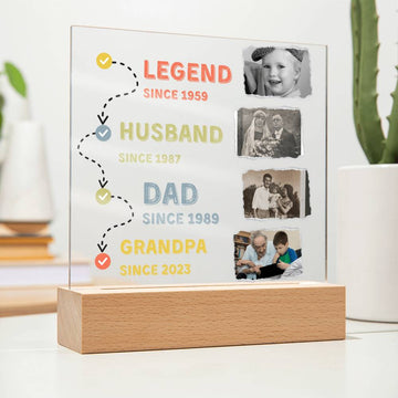 Gift for Him - Father's Day present - Acrylic Plaque